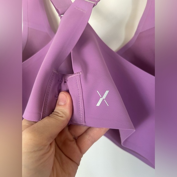 Knix Catalyst Front Zip Sports Bra Amethyst Size 5 - Picture 7 of 10
